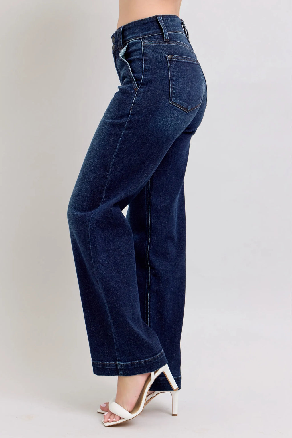 Judy Blue High-Waisted Wide Leg Jeans