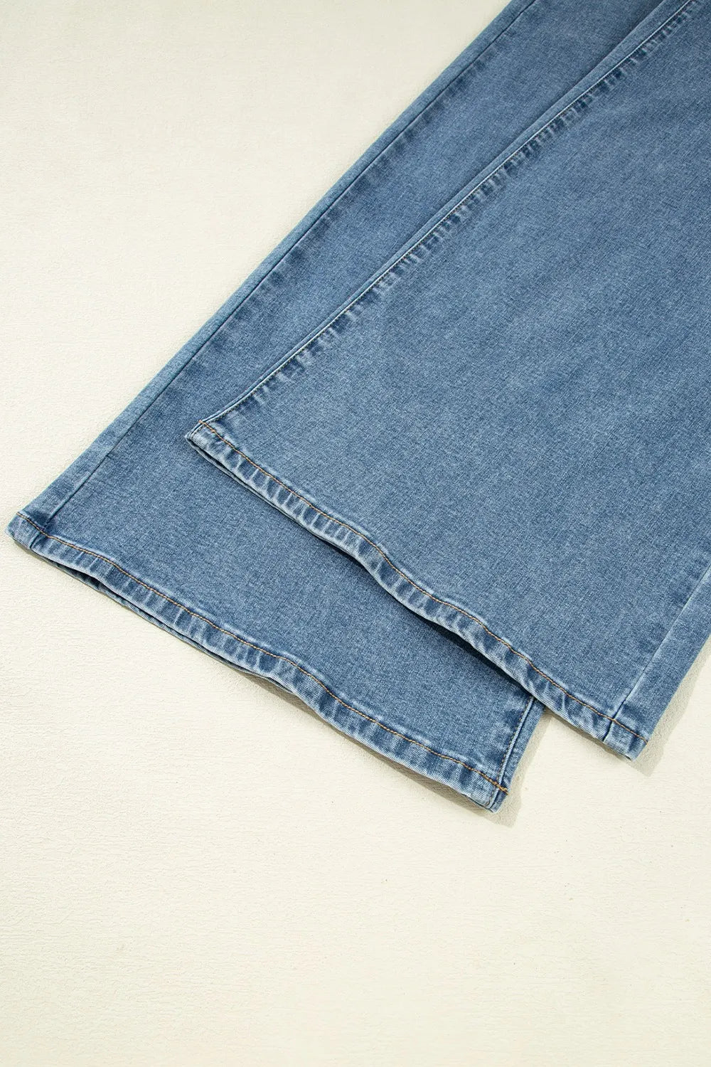 Medium Wash Super Wide Leg Denim Pants