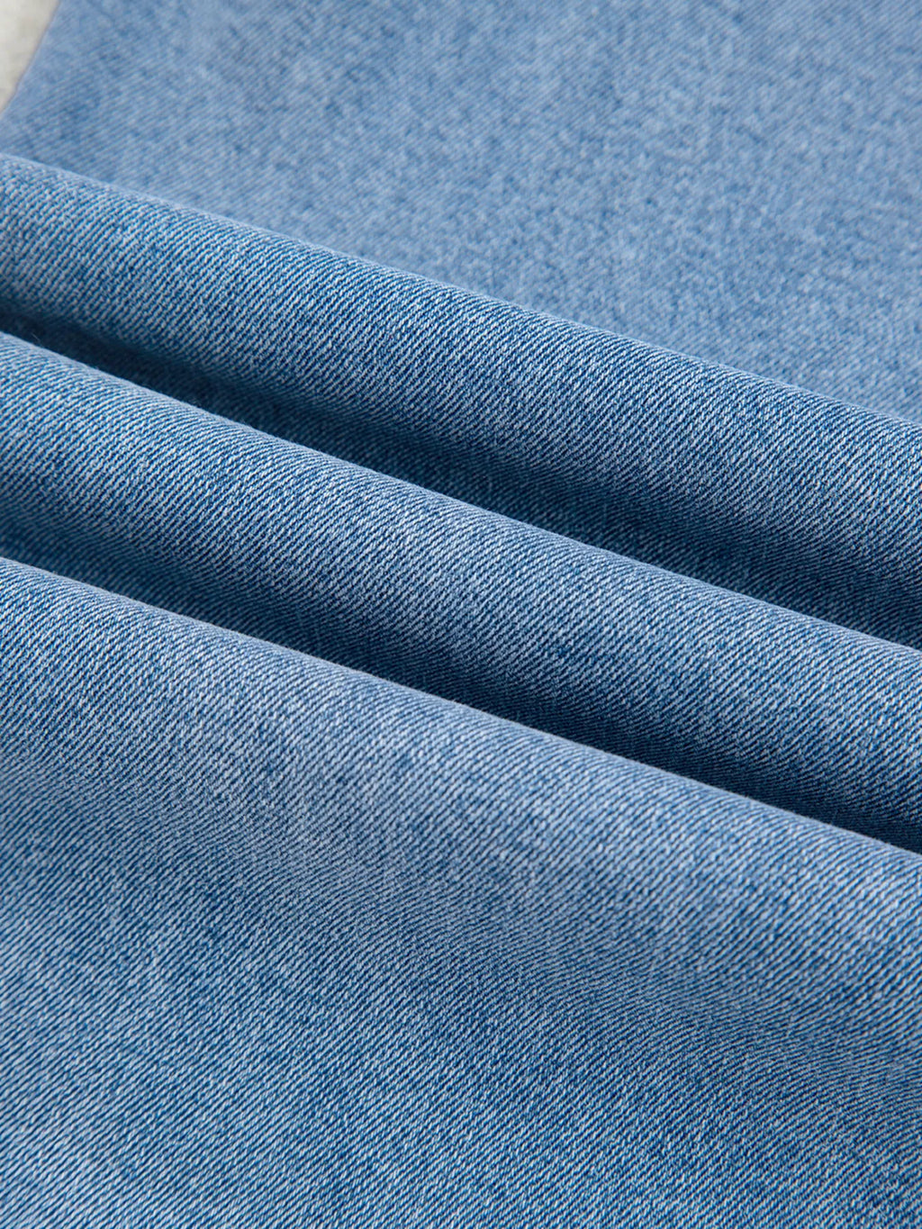 High Waisted Wide Leg Belted Jeans