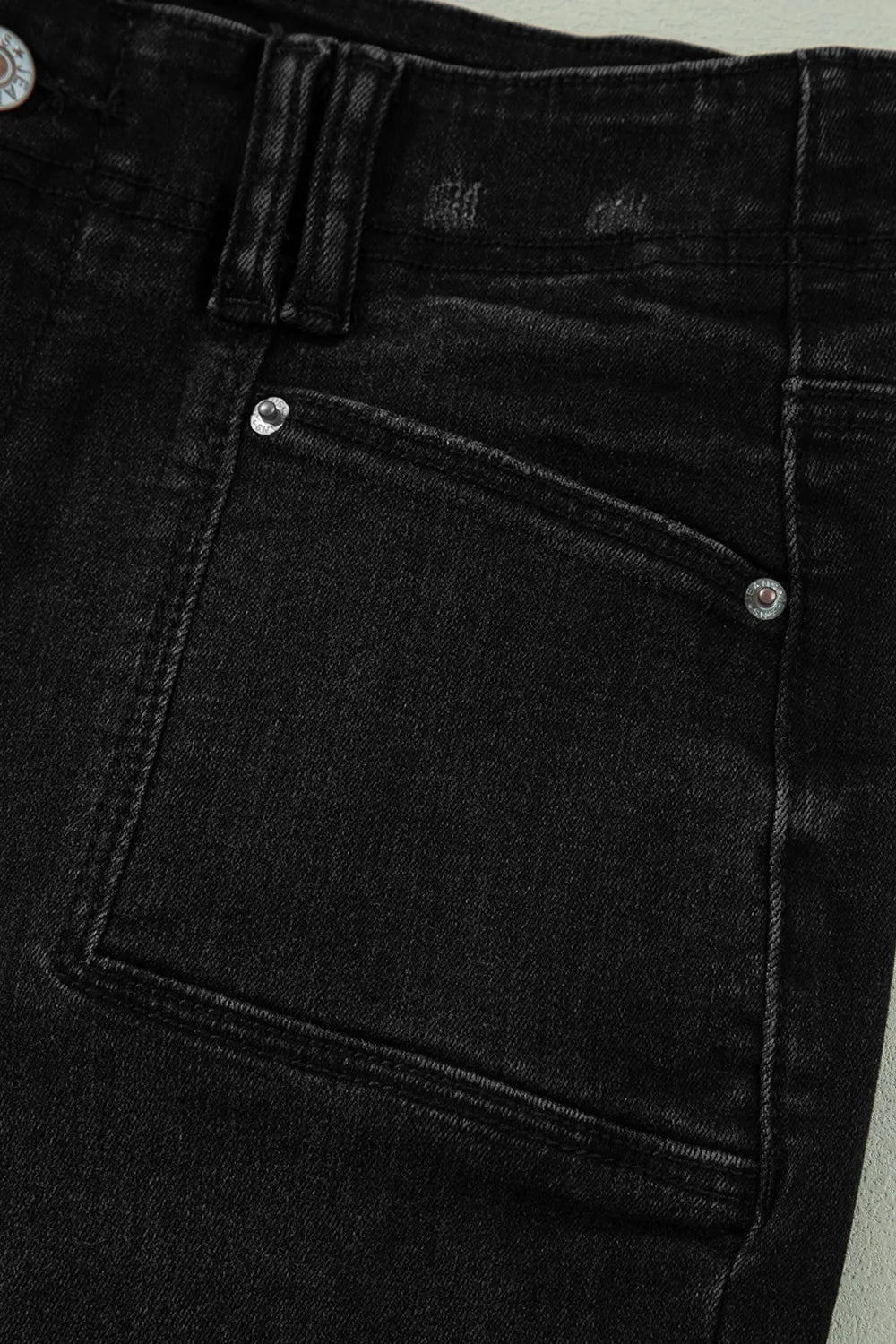 High-Waisted Wide-Leg Vintage Wash Jeans