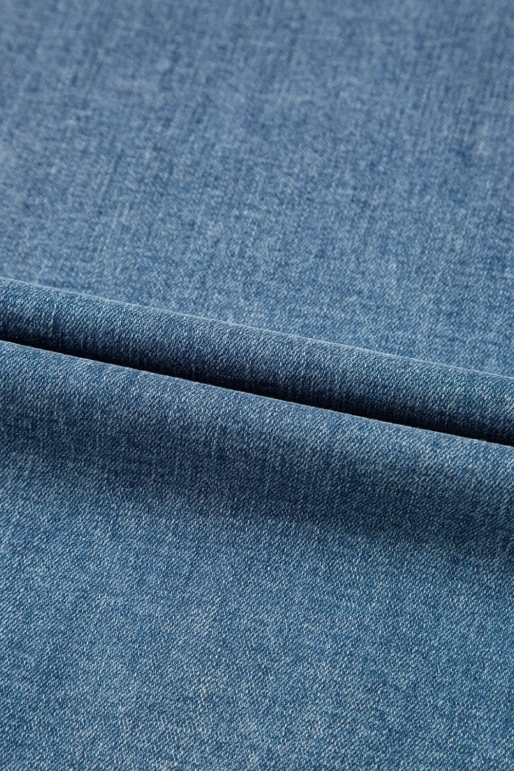 Medium Wash Super Wide Leg Denim Pants