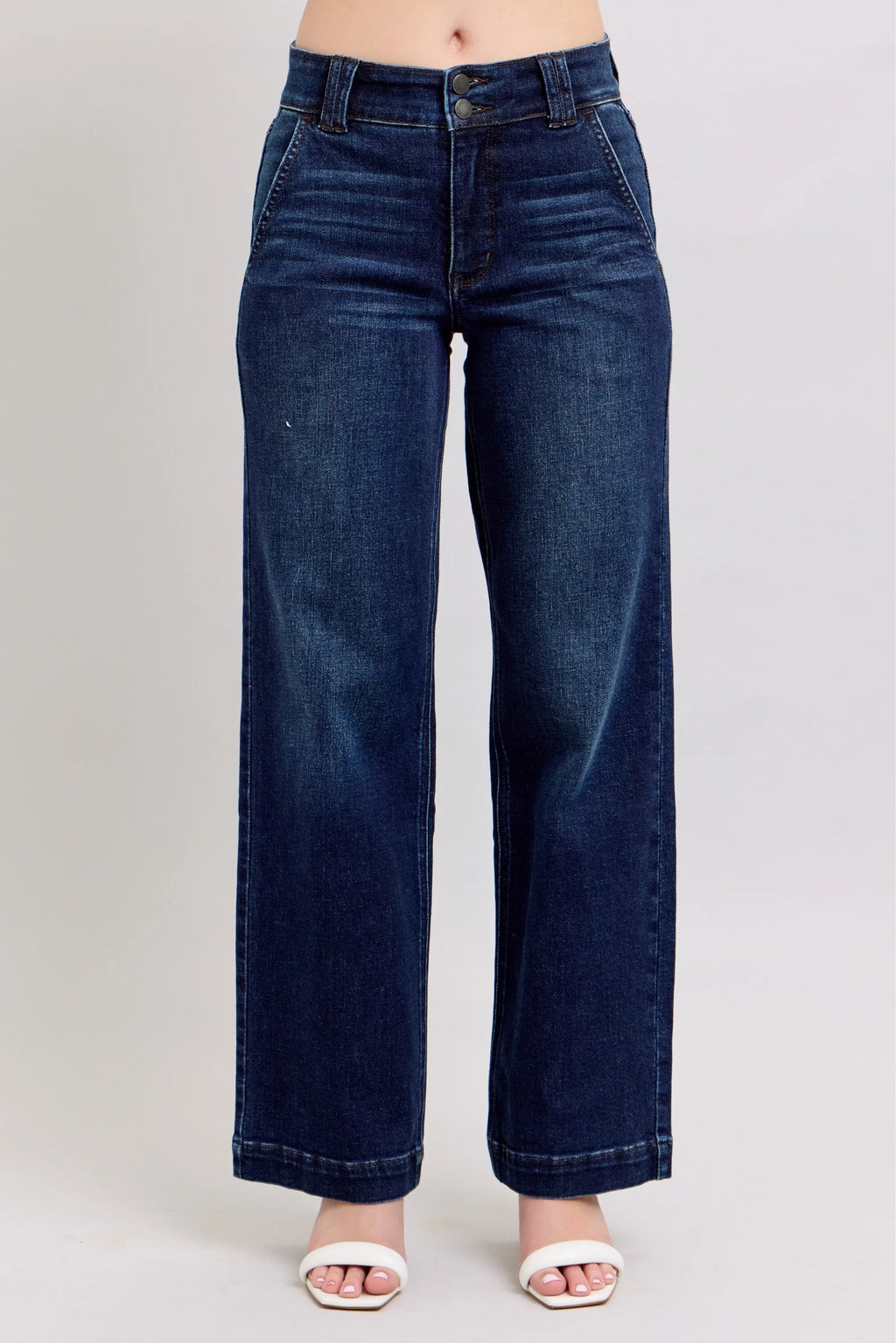 Judy Blue High-Waisted Wide Leg Jeans