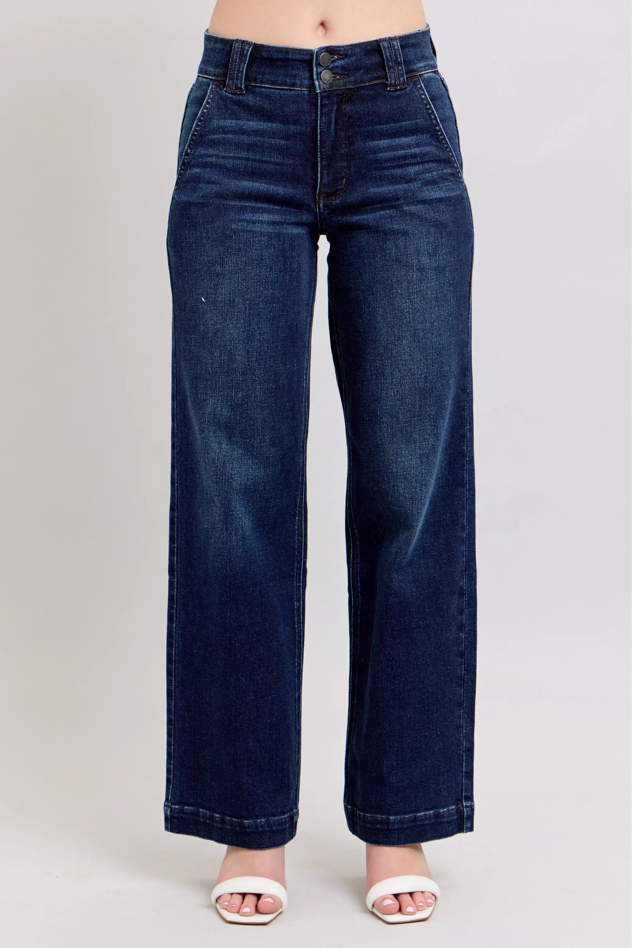 Judy Blue High-Waisted Wide Leg Jeans