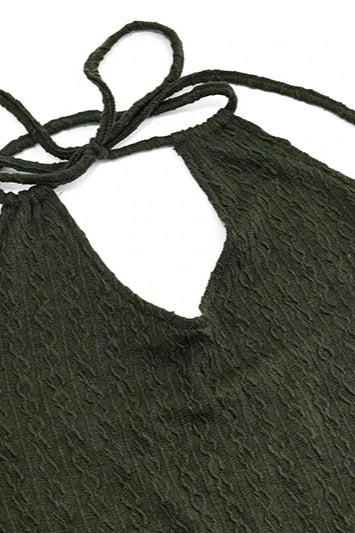 Knitted Halter Mini Dress