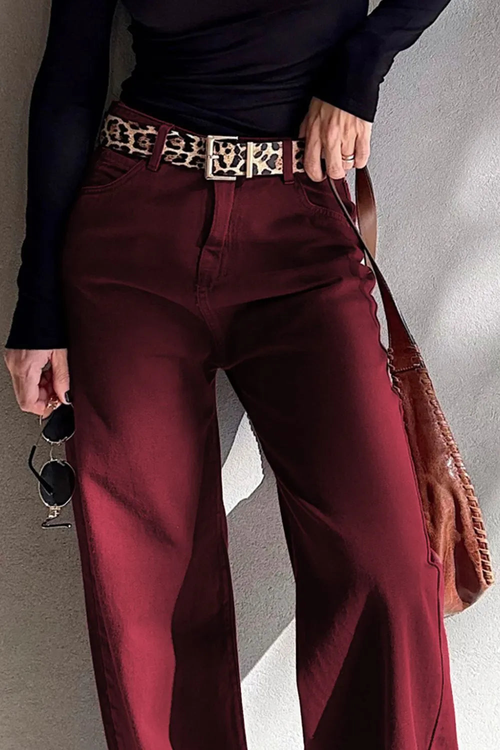 Wide Leg High Waist Fashion Jeans