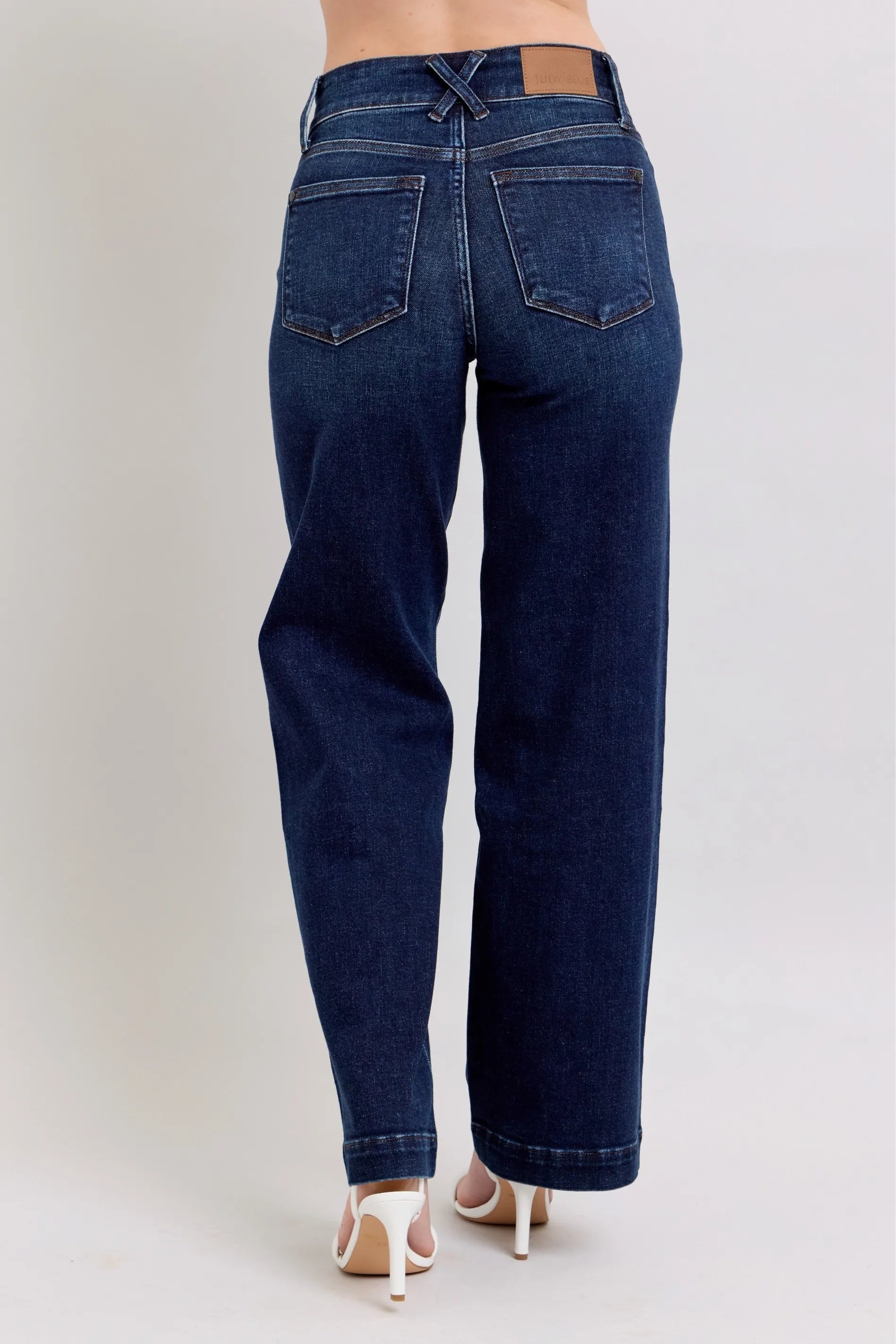 Judy Blue High-Waisted Wide Leg Jeans