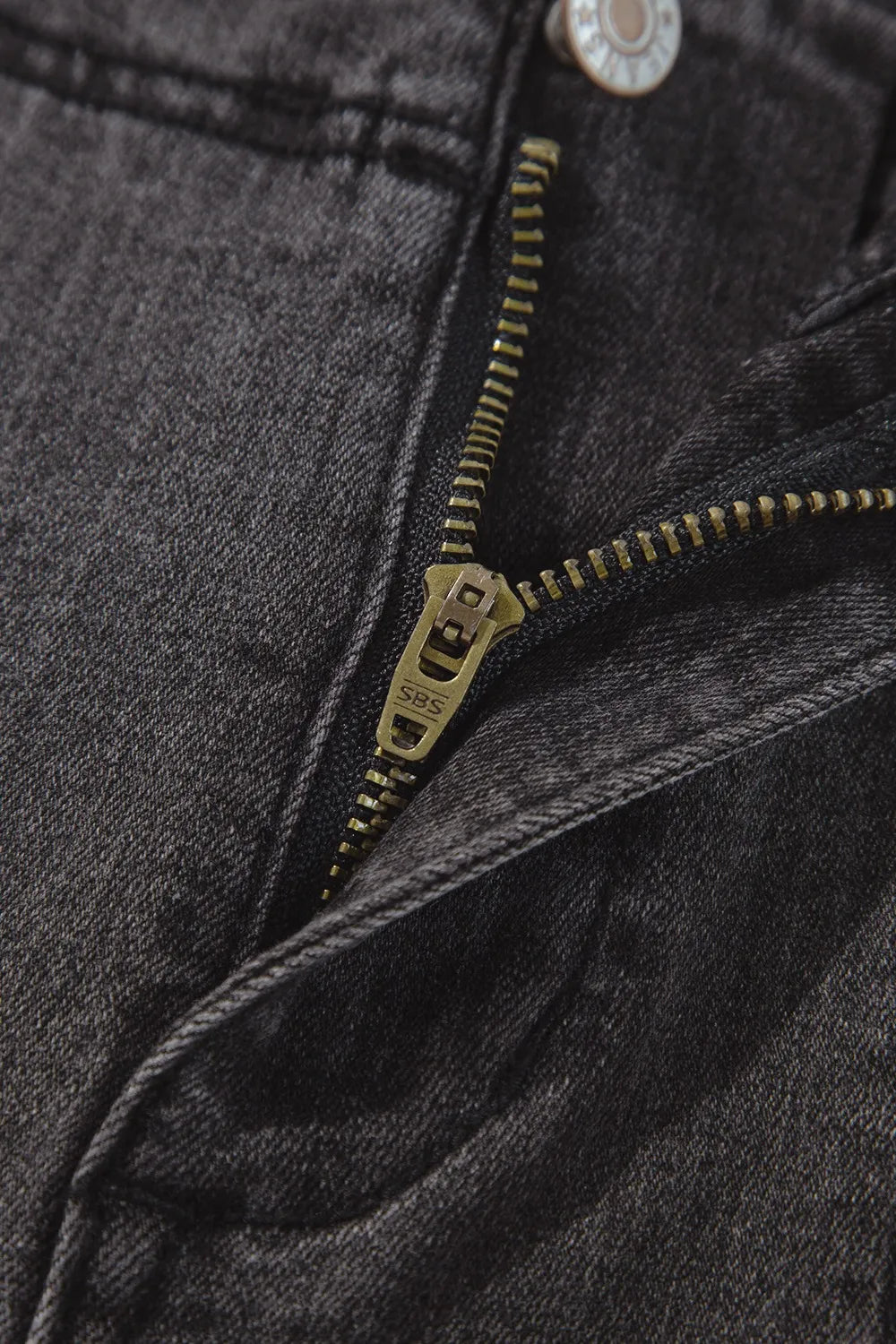 High-Waisted Wide-Leg Vintage Wash Jeans