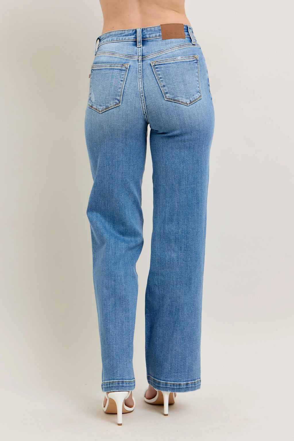 Judy Blue Full Size High Waist Straight Jeans Plus Size