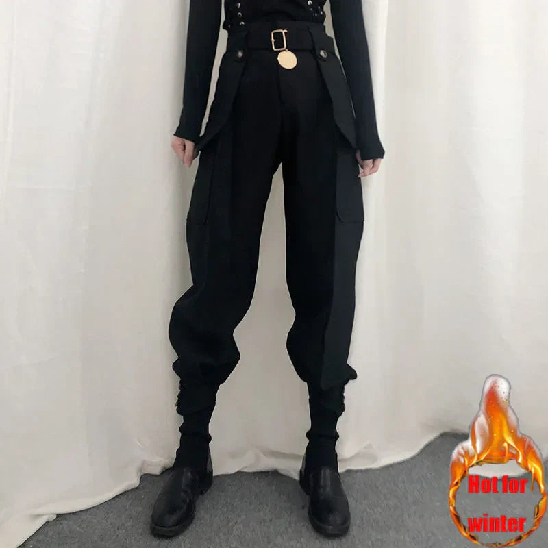 High Waist Halloween Harajuku Cargo Vintage Pants