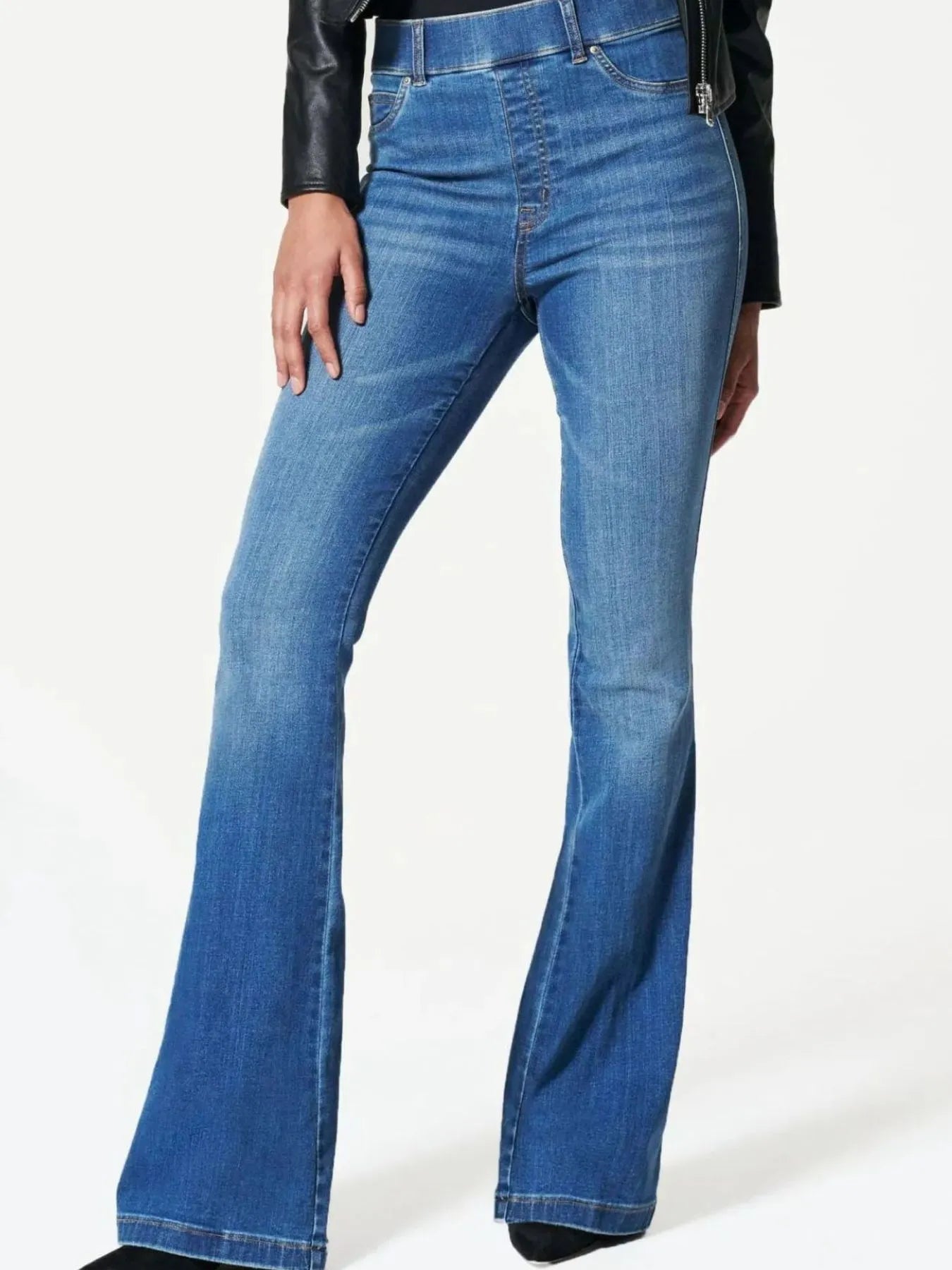 Full Size High-Waisted Flare Jeans Plus Size