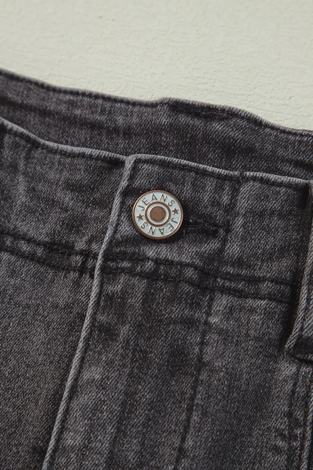 High-Waisted Wide-Leg Vintage Wash Jeans