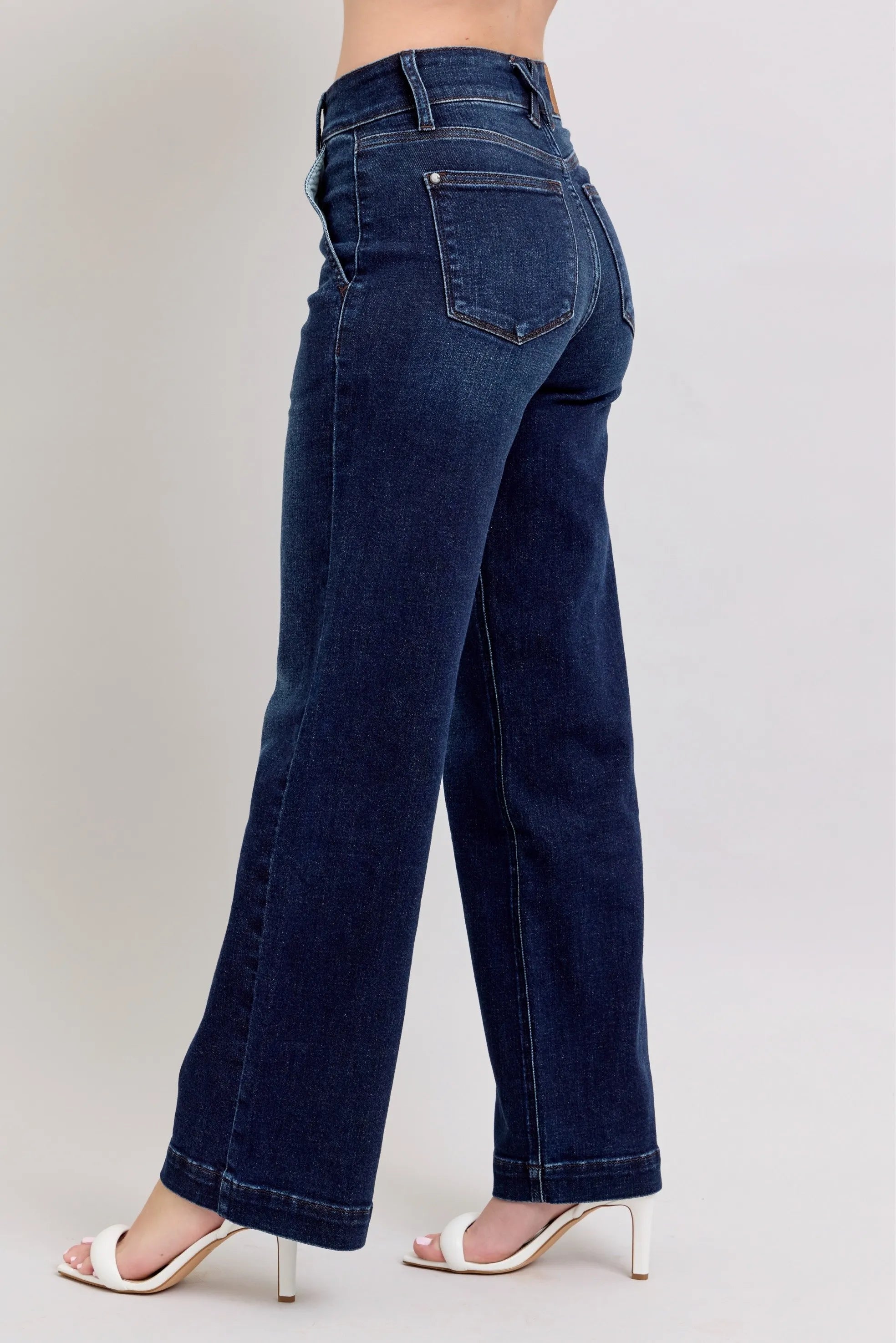 Judy Blue High-Waisted Wide Leg Jeans