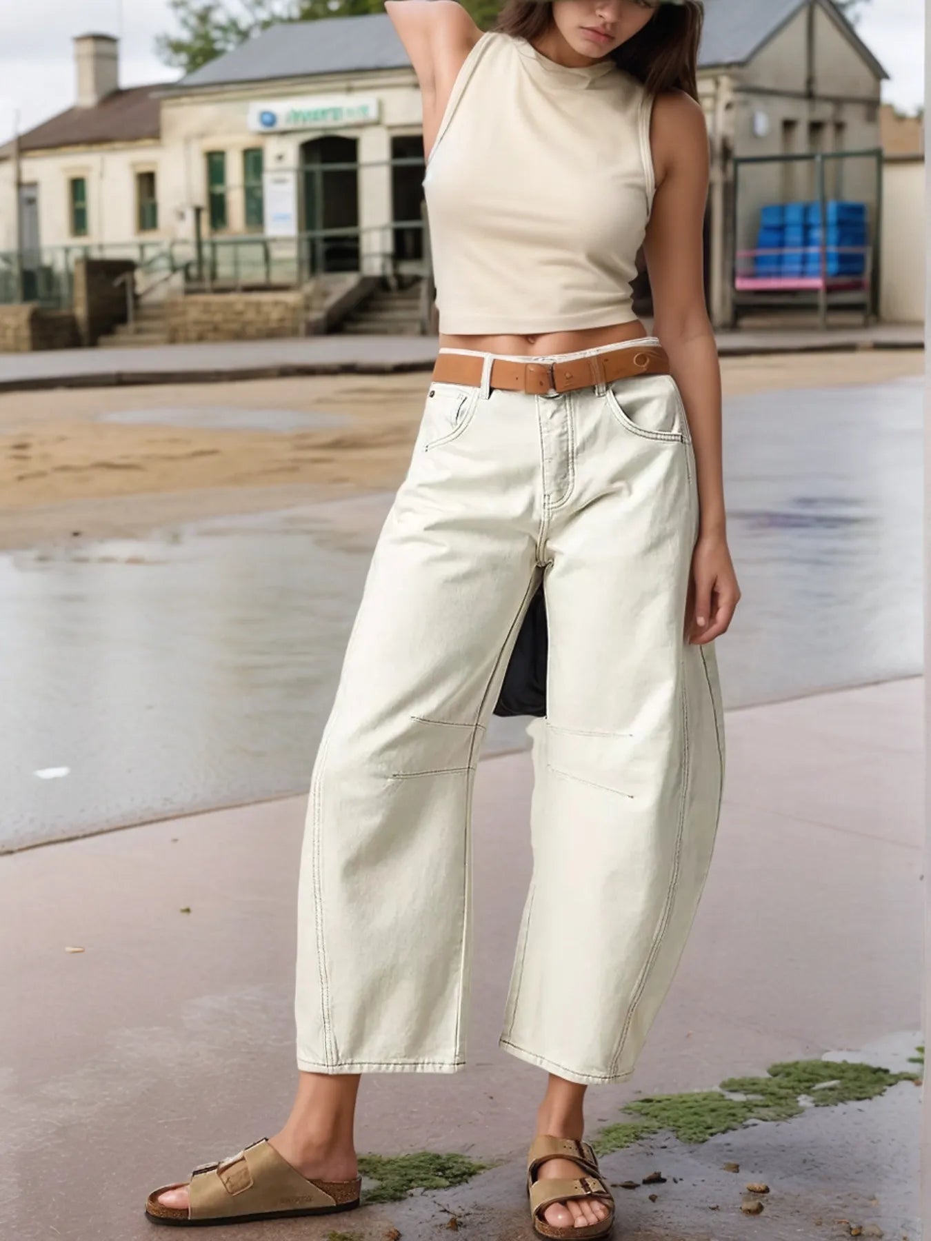 Wide Leg Relaxed Fit Jeans