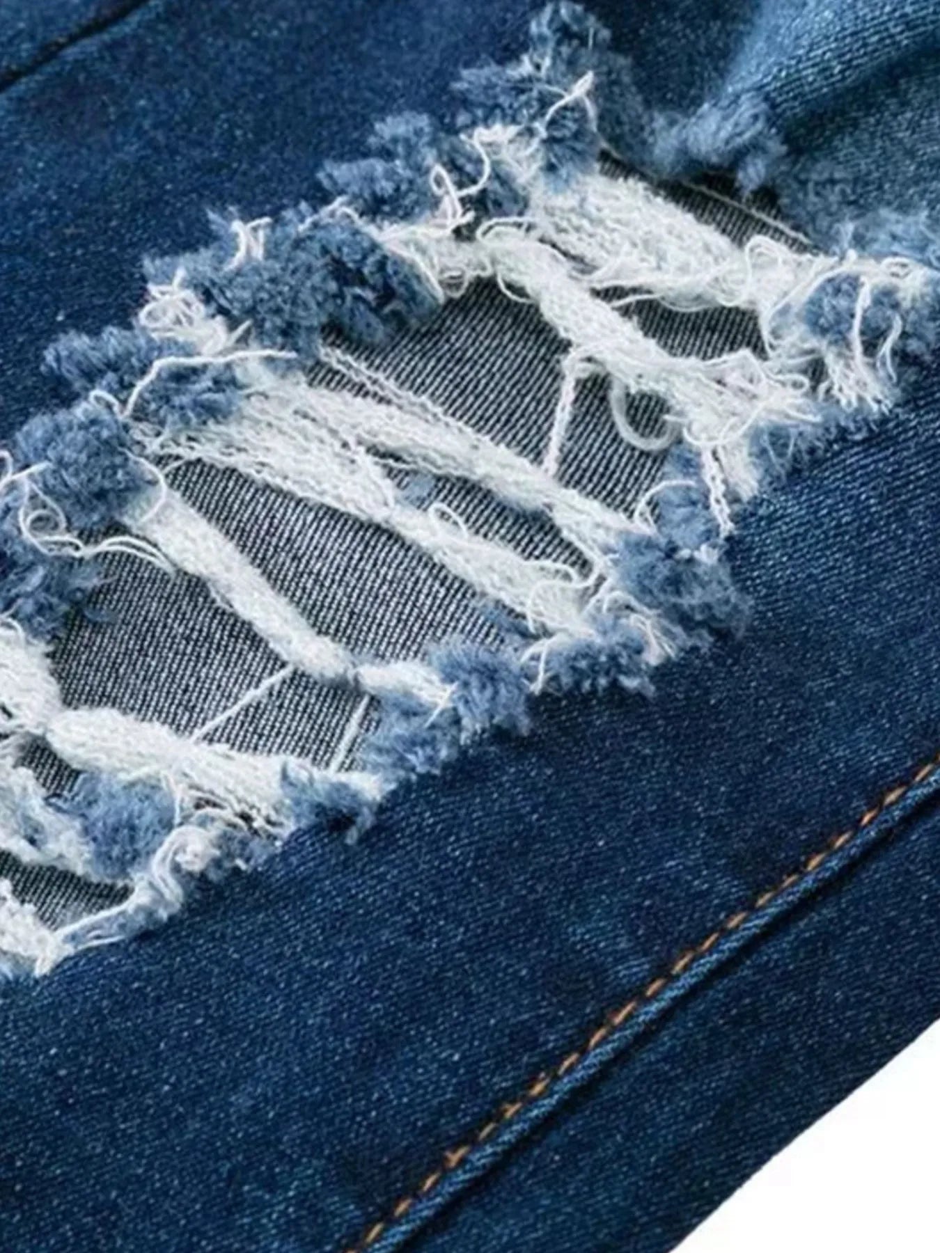 Full Size Distressed Raw Hem Flare Jeans Plus Size