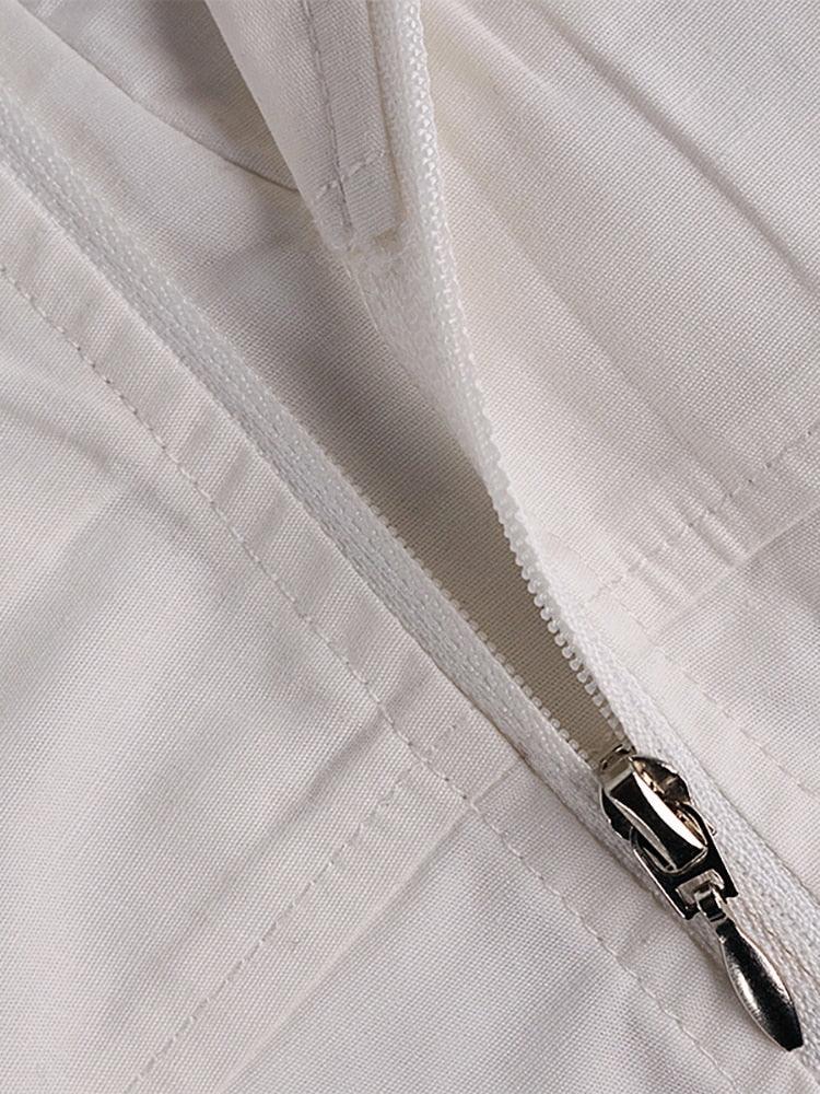 Angelu Lace Front Pleated Corset Top