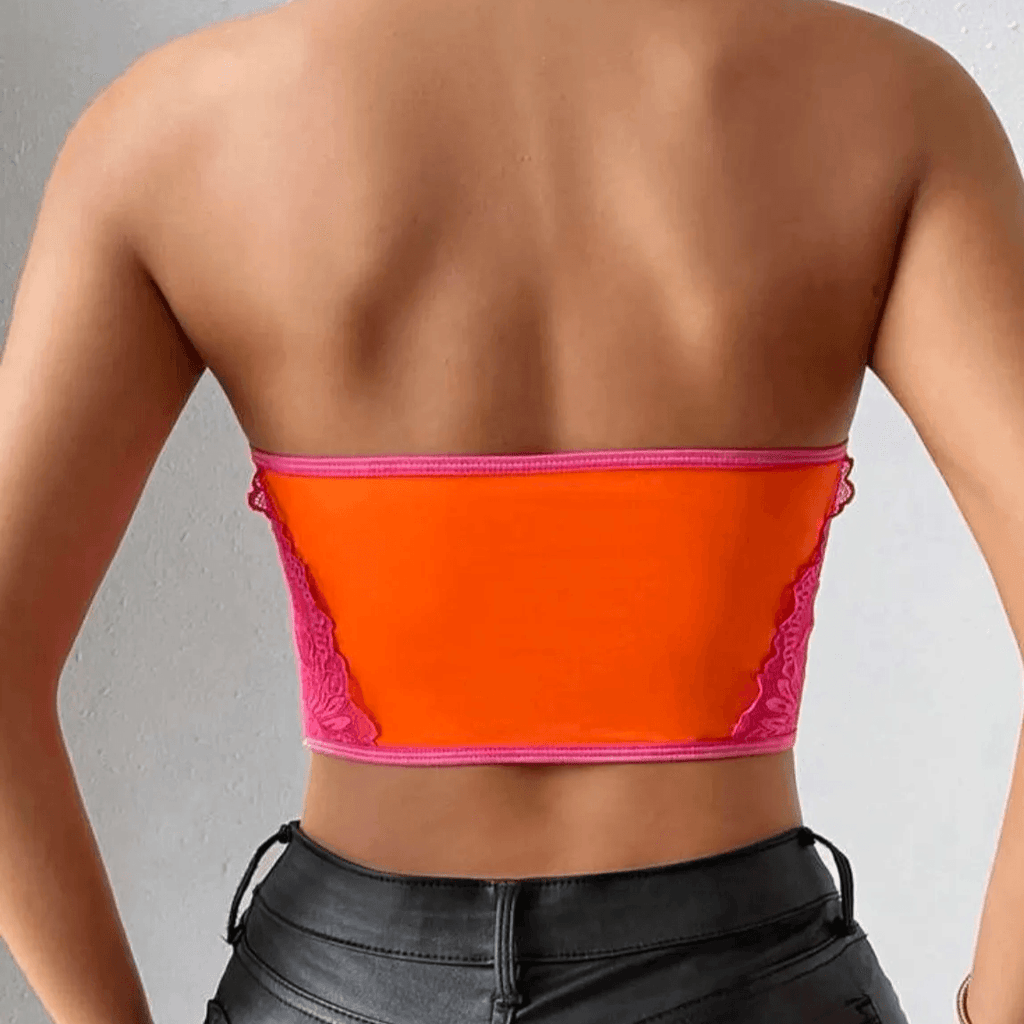 Barbie Strapless Lace Up Corset top