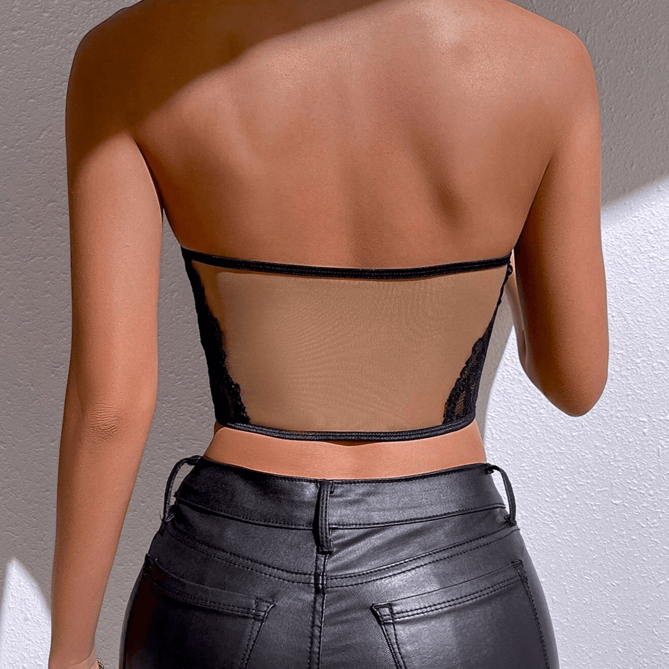 Barbie Strapless Lace Up Corset top