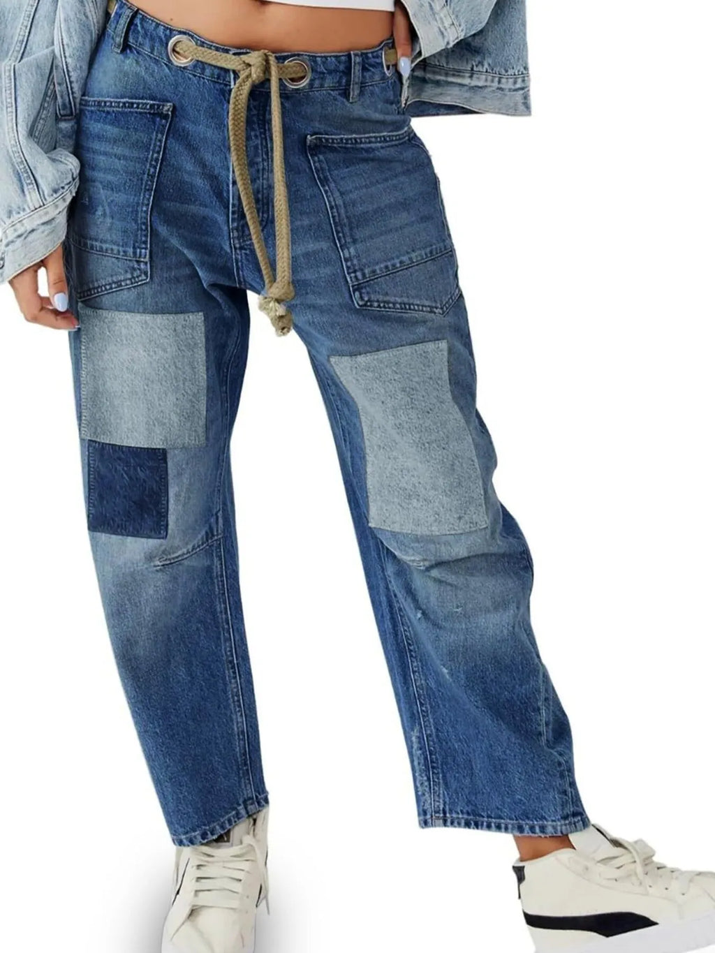 Washed Wide Leg Jeans