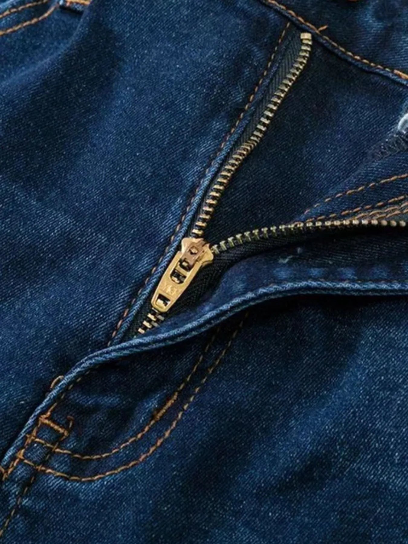 Full Size Distressed Raw Hem Flare Jeans Plus Size