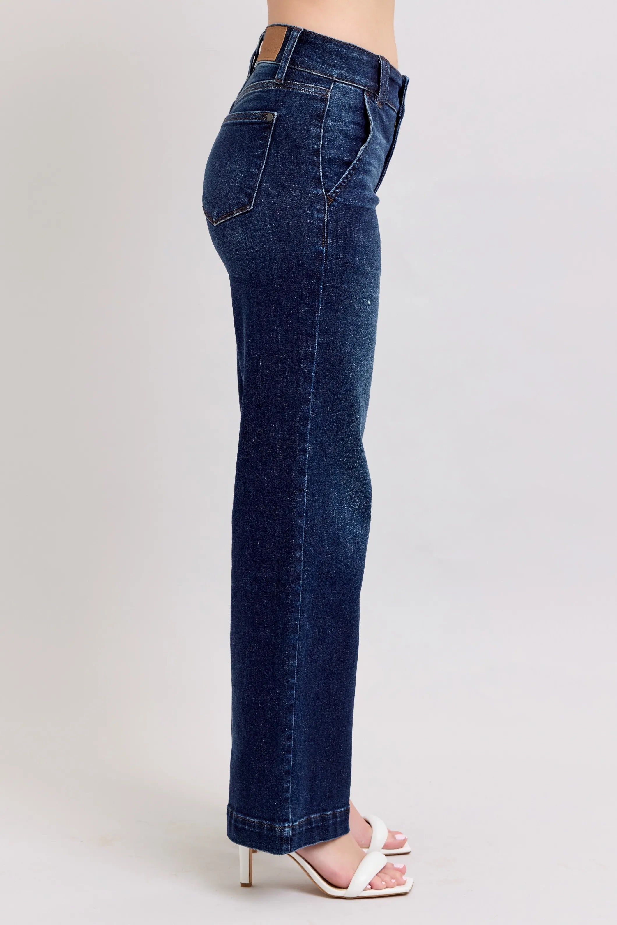 Judy Blue High-Waisted Wide Leg Jeans