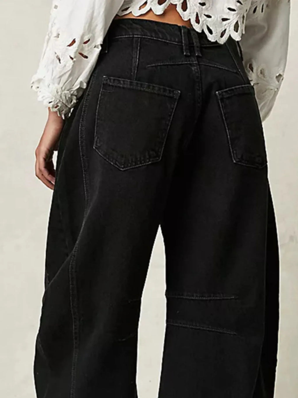 Wide Leg Relaxed Fit Jeans