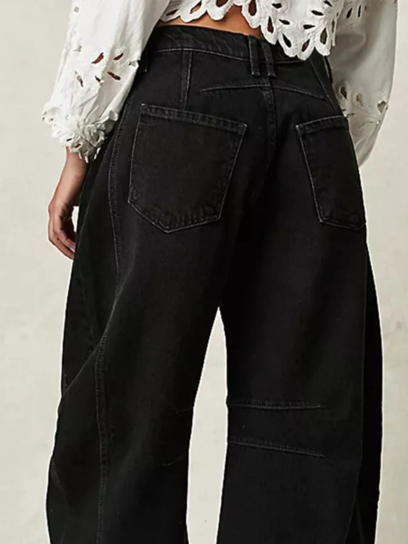 Wide Leg Relaxed Fit Jeans