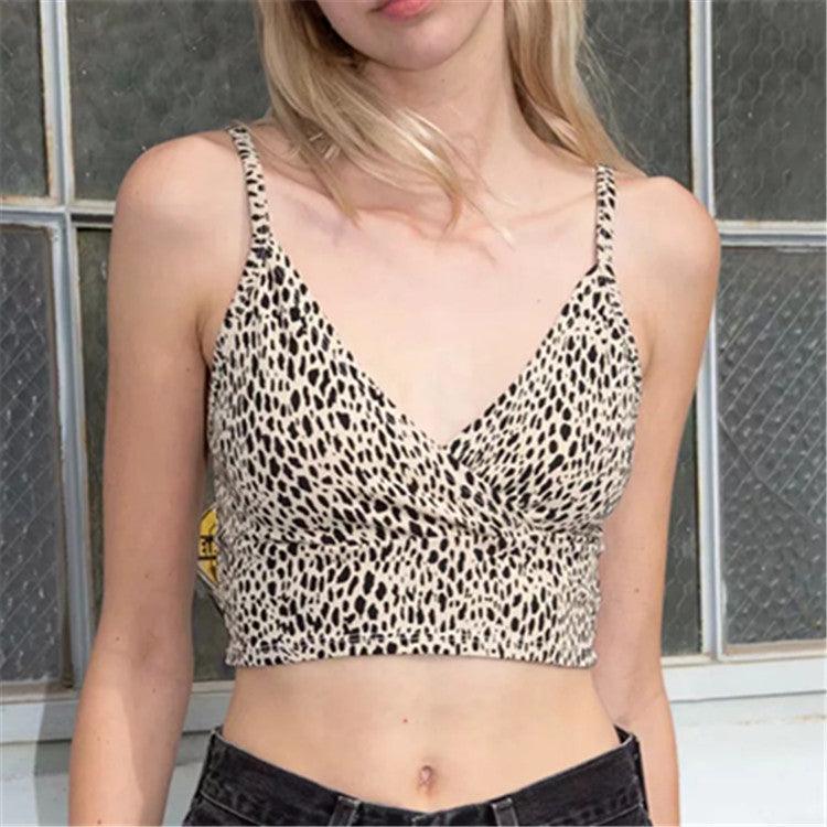 Mercedes Spaghetti Strap Cropped Cami Top