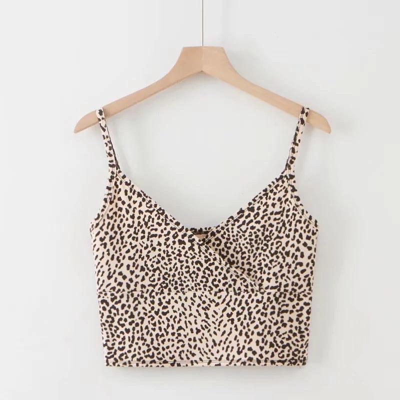 Mercedes Spaghetti Strap Cropped Cami Top