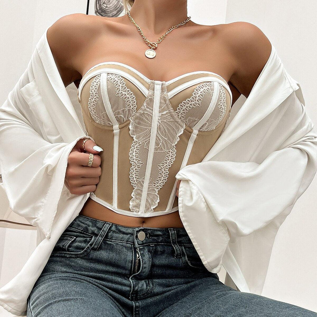 Molly Sweetheart Bustier Cropped Top