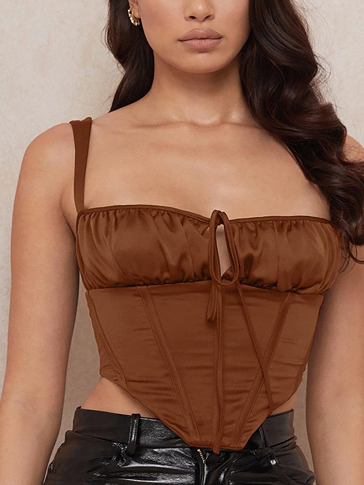 Rosaline Solid Tank Topt