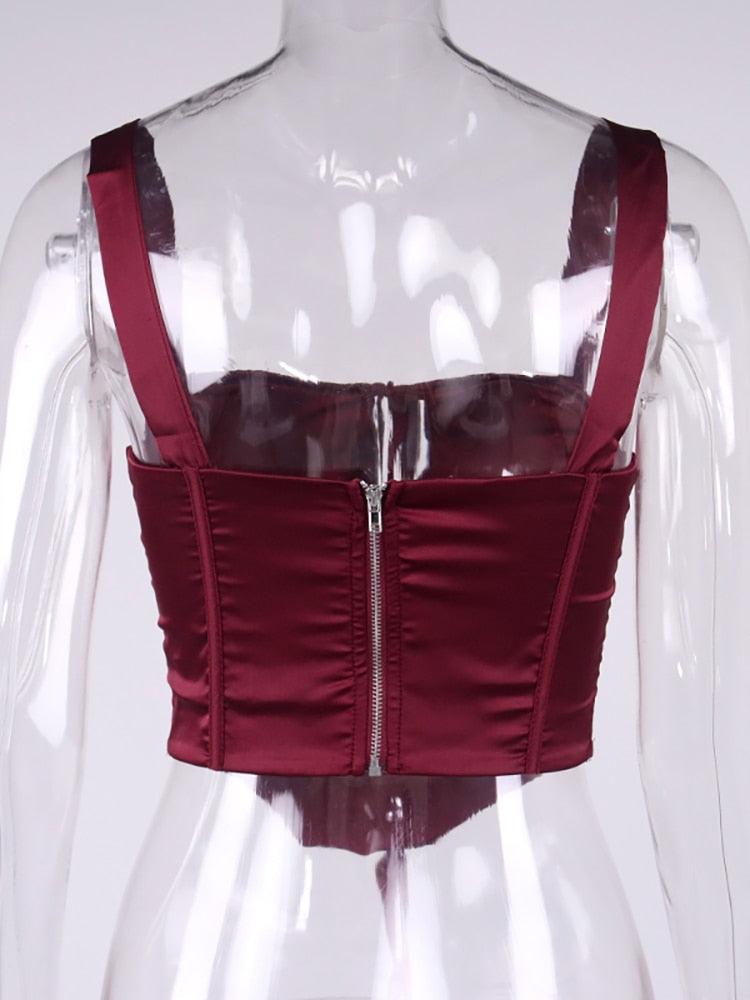 Rosaline Solid Tank Topt