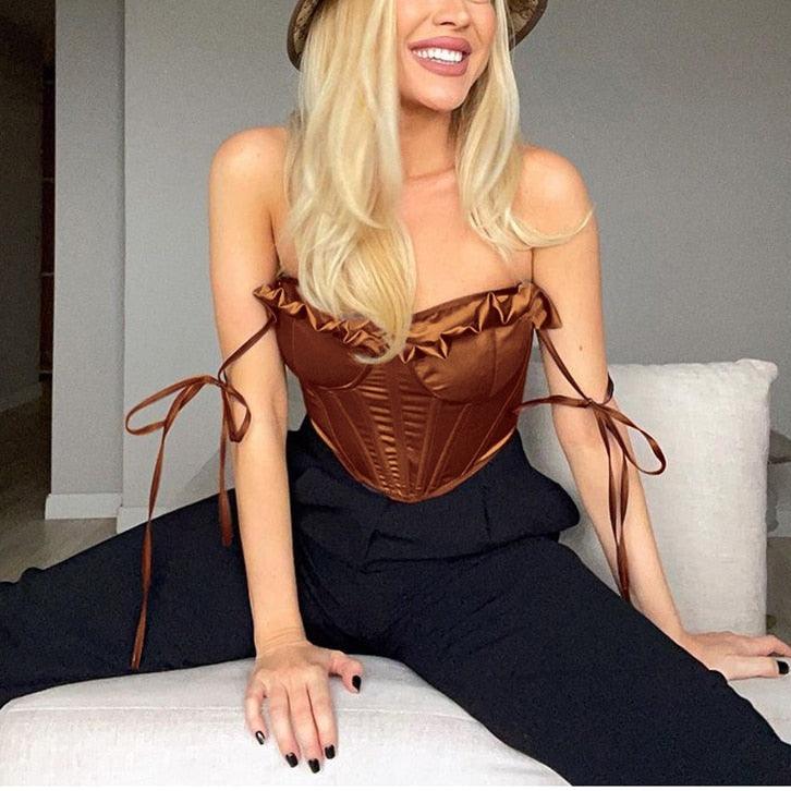 Synthia Pleated Underwire Cami Top