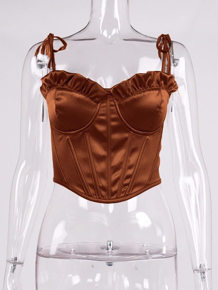 Synthia Pleated Underwire Cami Top