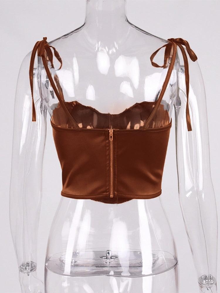 Synthia Pleated Underwire Cami Top